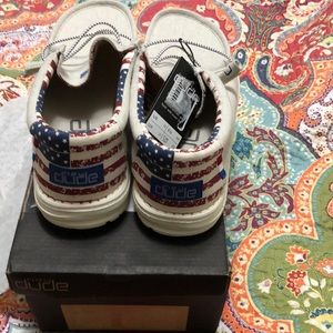 Hey Dude American Flag shoes
